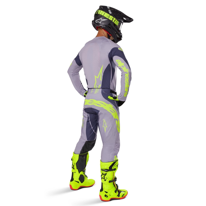 Alpinestars Techstar Dreem панталони за мотокрос сиво-тъмно сиво