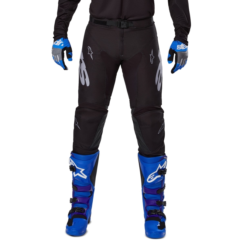 Alpinestars Racer Graphite Панталон за мотокрос черен и сив