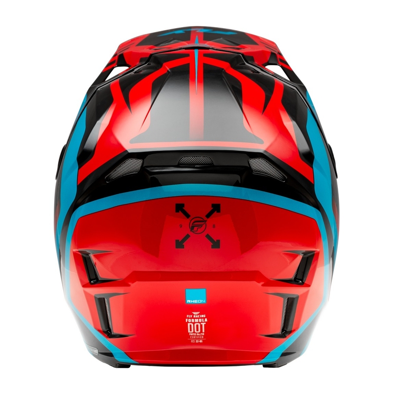 Мотокрос каска FLY Racing Formula CP червено-черно-синя
