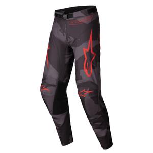 Alpinestars Racer Hollow Панталони за мотокрос сиво камуфлажно-флуо оранжево