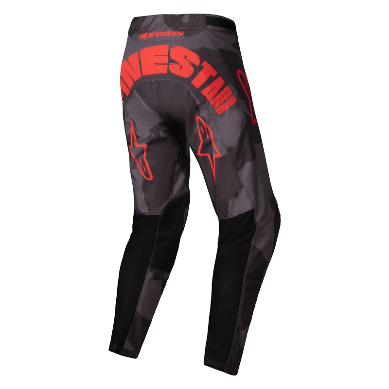 Alpinestars Racer Hollow Панталони за мотокрос сиво камуфлажно-флуо оранжево