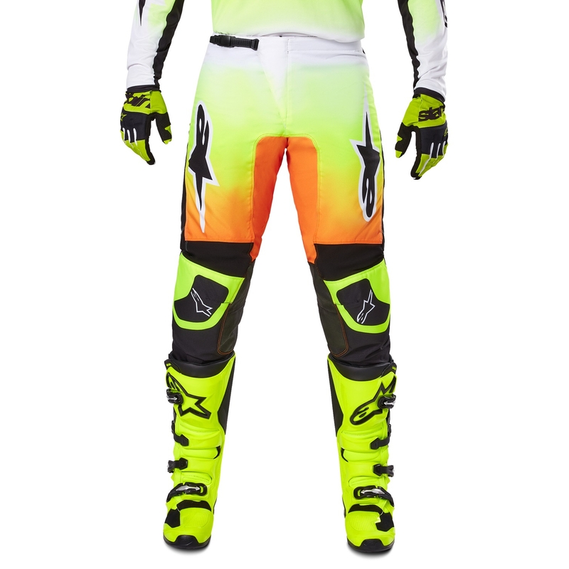 Alpinestars Fluid Wurx панталони за мотокрос Жълто и черно
