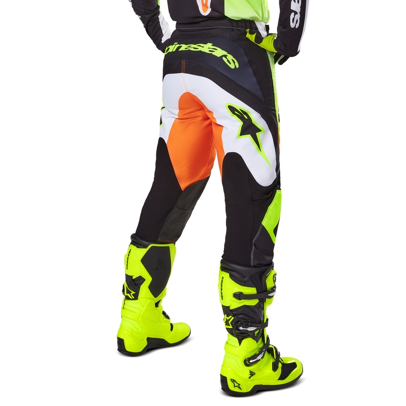 Alpinestars Fluid Wurx панталони за мотокрос Жълто и черно