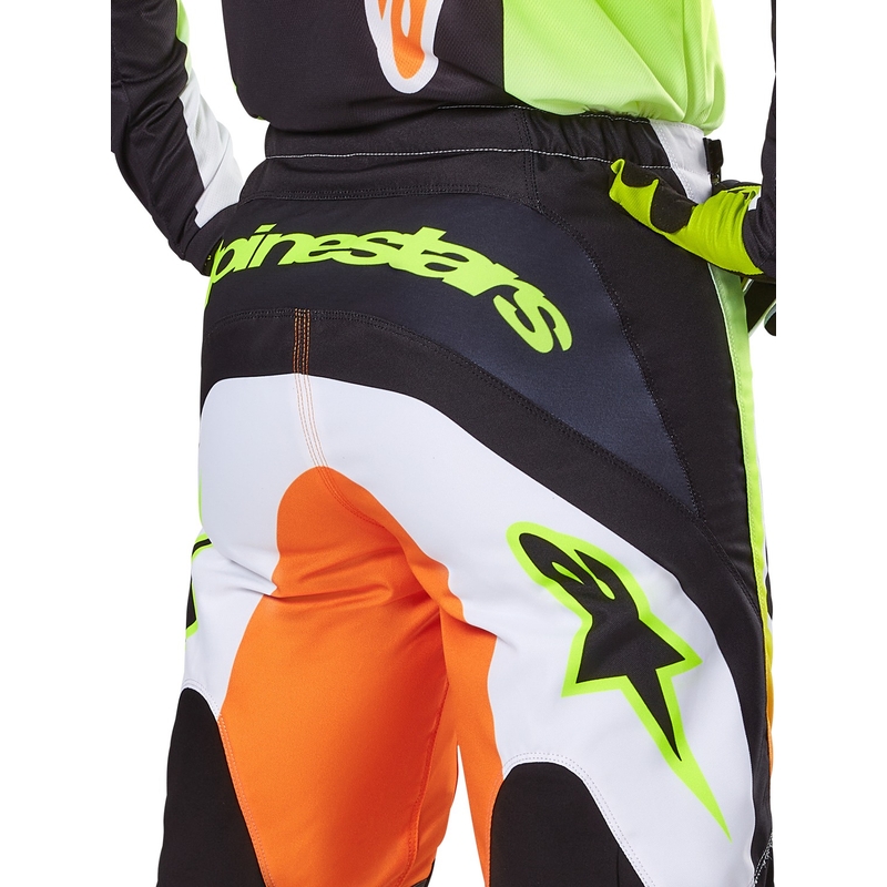 Alpinestars Fluid Wurx панталони за мотокрос Жълто и черно