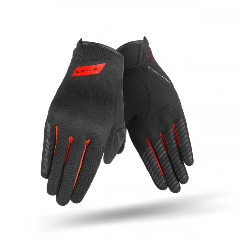 Дамски ръкавици за мотоциклетизъм Shima One EVO Black-Red