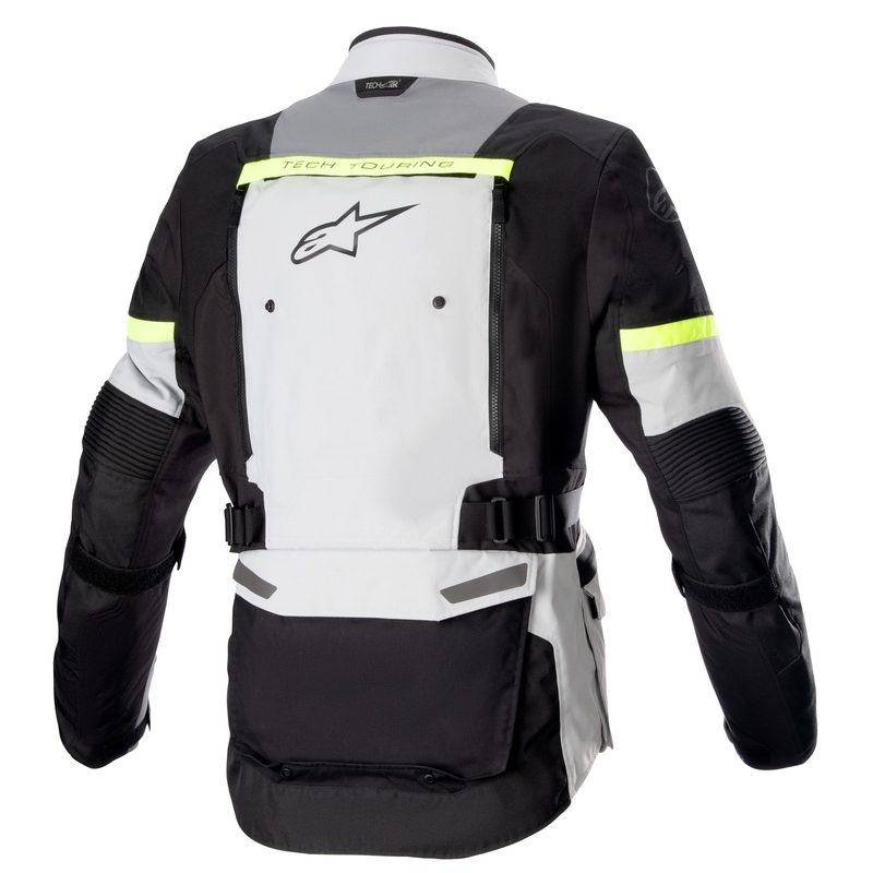 Мотоциклетно яке Alpinestars Bogota PRO Drystar, сиво-черно-флуоресцентно жълто