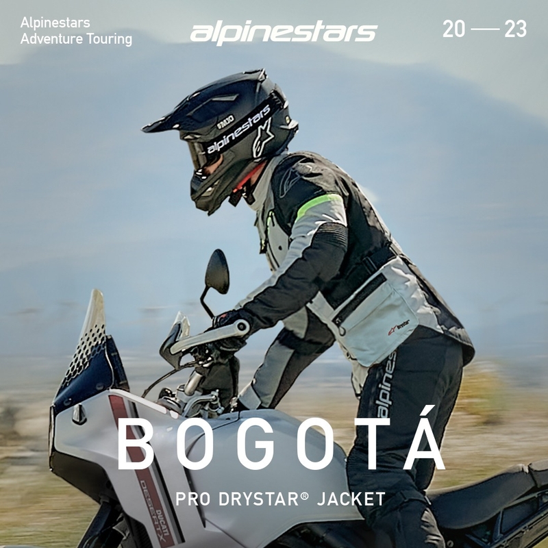 Мотоциклетно яке Alpinestars Bogota PRO Drystar, сиво-черно-флуоресцентно жълто