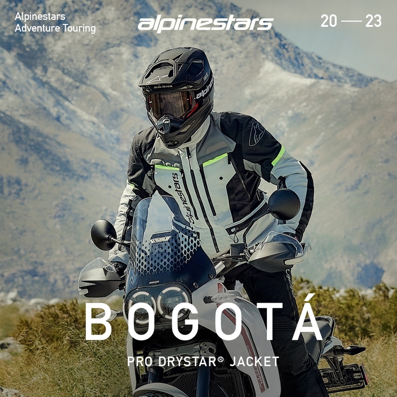 Мотоциклетно яке Alpinestars Bogota PRO Drystar, сиво-черно-флуоресцентно жълто