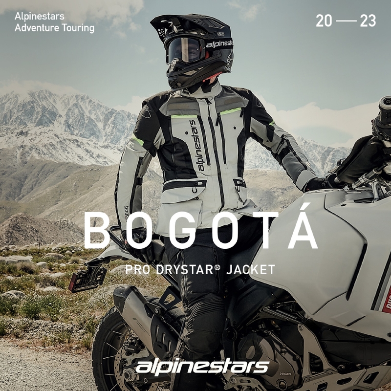 Мотоциклетно яке Alpinestars Bogota PRO Drystar, сиво-черно-флуоресцентно жълто