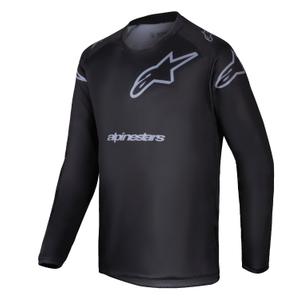 Alpinestars Racer Graphite Детска тениска за мотокрос Black