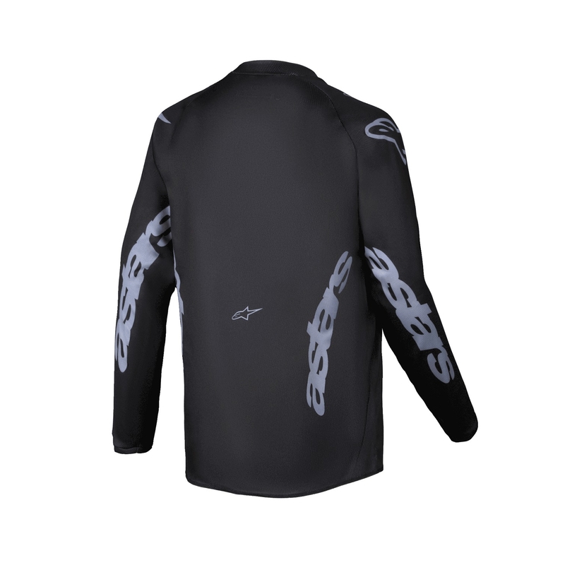 Alpinestars Racer Graphite Детска тениска за мотокрос Black