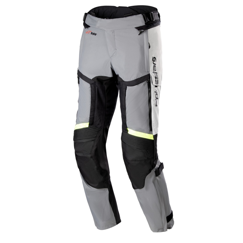 Мото панталон Alpinestars Bogota Pro Drystar 4, сиво-черно-флуоресцентно жълто