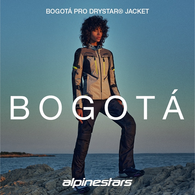Дамски мотоциклетни панталони Alpinestars Stella Bogota Pro Drystar 4 Season, черни