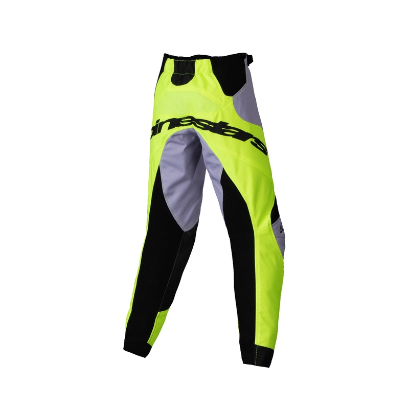 Alpinestars Racer Veil Детски панталони за мотокрос сиво-флуорово жълто