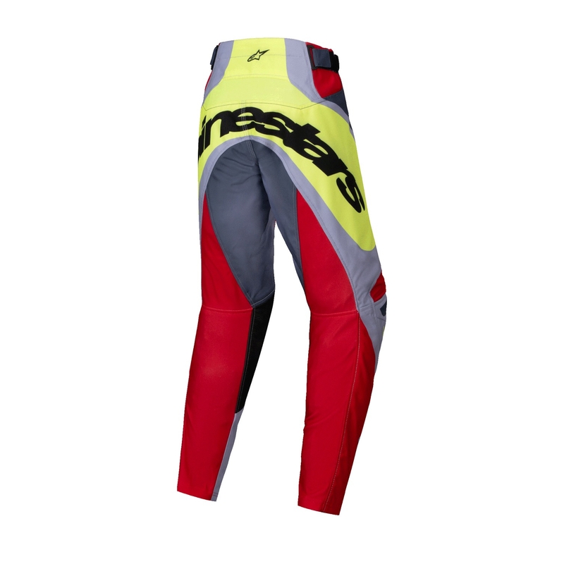 Alpinestars Racer Melt Детски панталони за мотокрос Червено и сиво