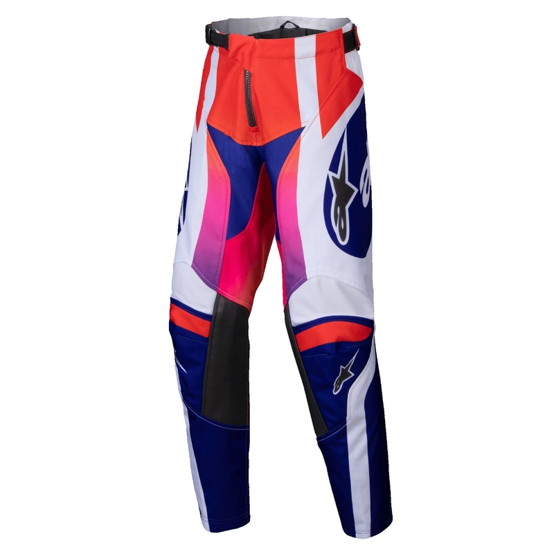 Alpinestars Racer Wurx Детски панталони за мотокрос Многоцветен-бял