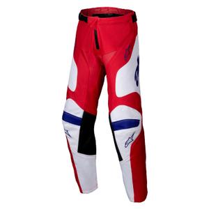 Alpinestars Racer Veil Детски панталони за мотокрос Червено и бяло