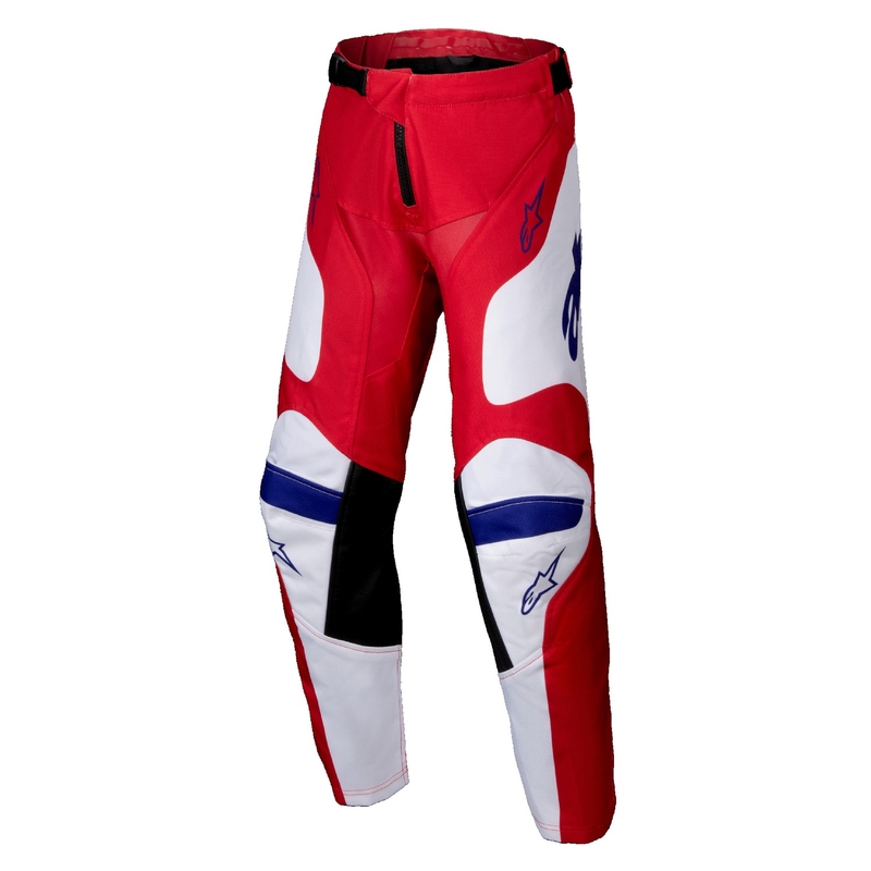 Alpinestars Racer Veil Детски панталони за мотокрос Червено и бяло