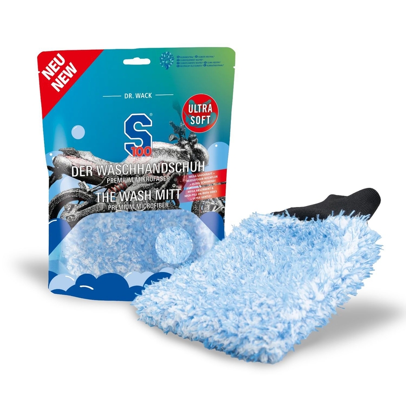 S100 Микрофибърна ръкавица за пране