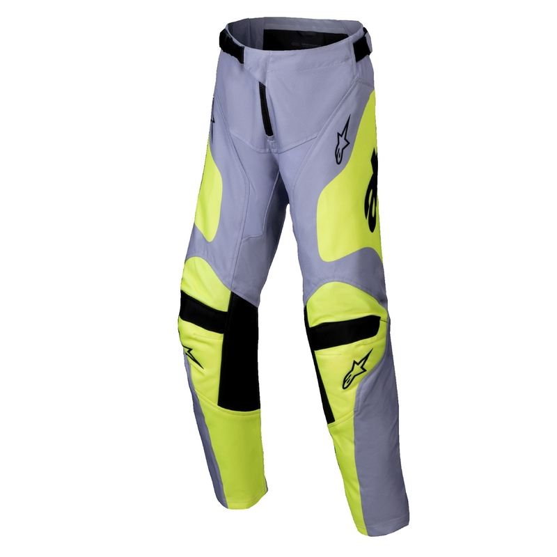 Alpinestars Racer Veil детски панталони за мотокрос сиво-флуорово жълто