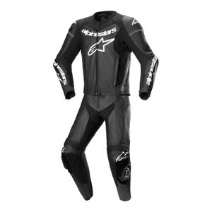 Alpinestars GP Force Lurv 2025 черен и бял кожен костюм от две части