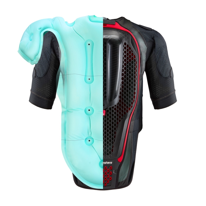 Airbagová vesta Alpinestars TECH-AIR®7X system černo-červená výprodej