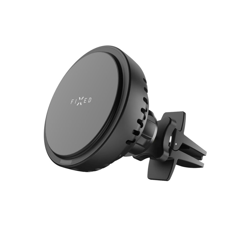 Държач за безжично зареждане FIXED MagCool с активно охлаждане с MagSafe Mount Black 15W