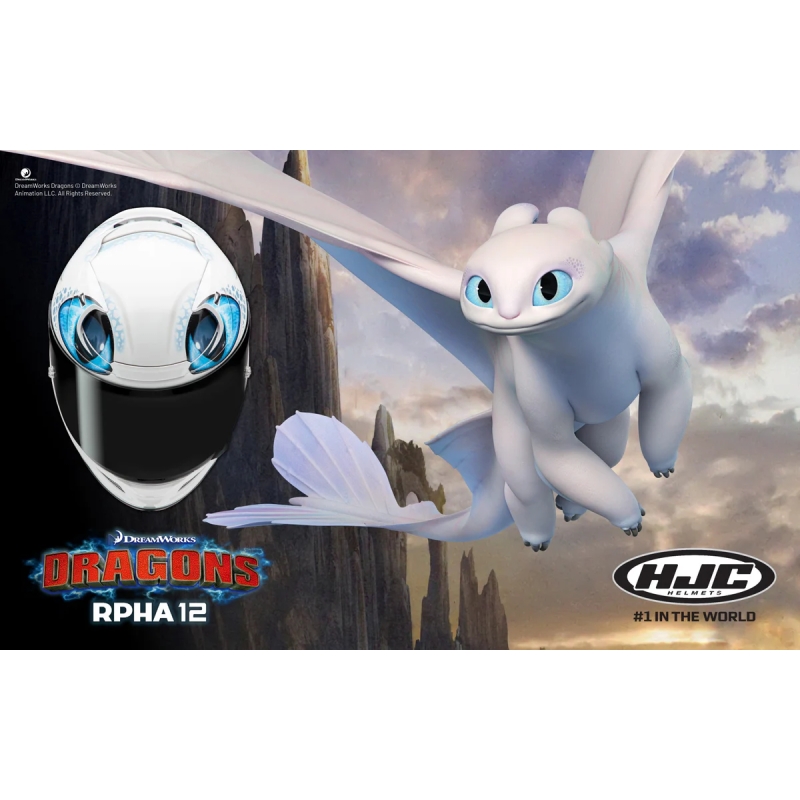 Интегрална каска HJC RPHA 12 Light Fury Universal бяло-синя разпродажба