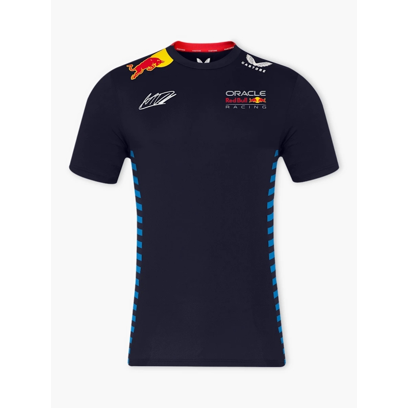 Тениска Red Bull Racing F1 Max Verstappen тъмно синя