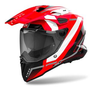 Ендуро каска Airoh Commander 2 Mavick, лъскаво червена