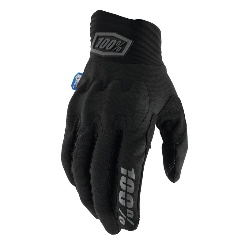 Ръкавици за мотокрос 100% Cognito Smart Shock black