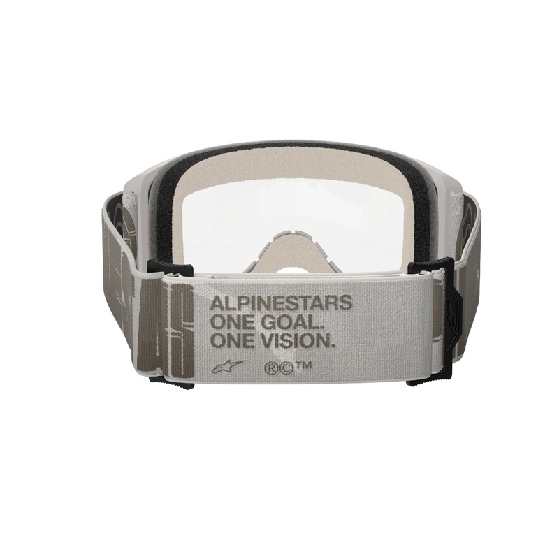 Очила за мотокрос Alpinestars Vision 5 Hollow пясъчни с прозрачен плексиглас