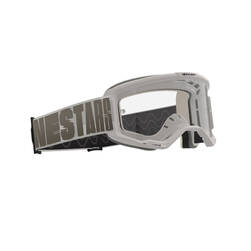 Очила за мотокрос Alpinestars Vision 5 Hollow пясъчни с прозрачен плексиглас