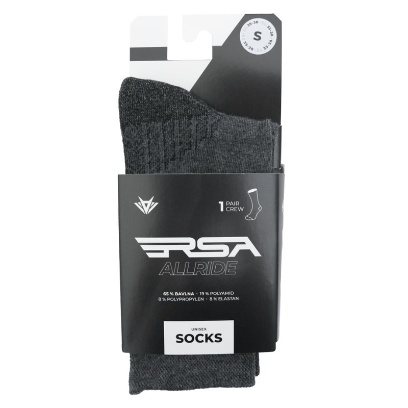 RSA Allride светлосиви чорапи