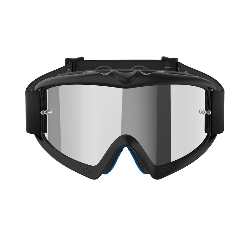 Alpinestars Vision Youth Corp детски очила за мотокрос черни с огледални сребърни лещи