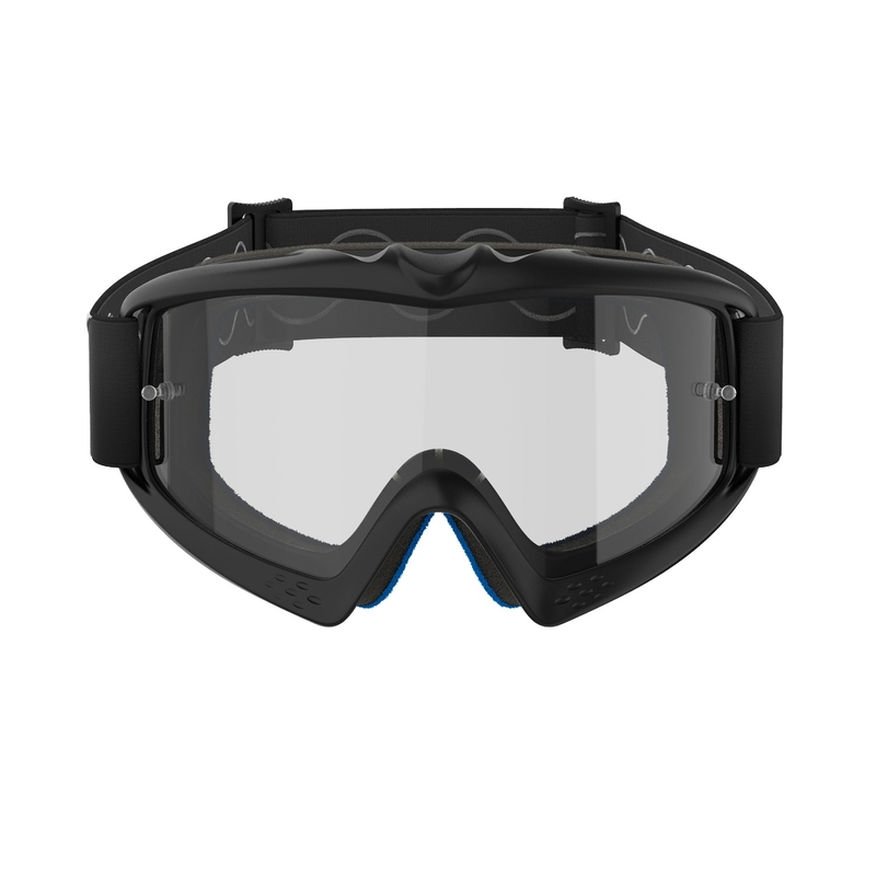 Alpinestars Vision Youth Corp детски очила за мотокрос черни с прозрачни лещи
