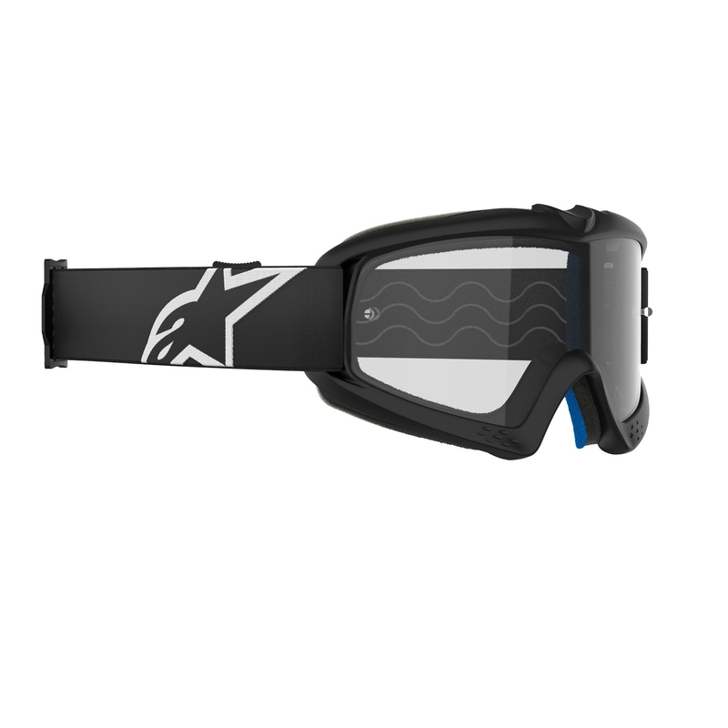 Alpinestars Vision Youth Corp детски очила за мотокрос черни с прозрачни лещи
