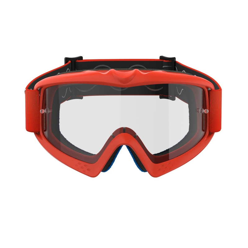 Alpinestars Vision Youth Corp детски очила за мотокрос оранжеви с прозрачни лещи