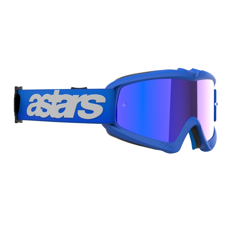 Alpinestars Vision Youth Blaze сини детски очила за мотокрос с огледални сини лещи
