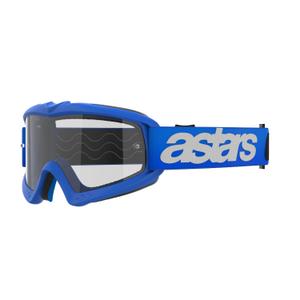 Alpinestars Vision Youth Blaze сини детски очила за мотокрос с прозрачни лещи