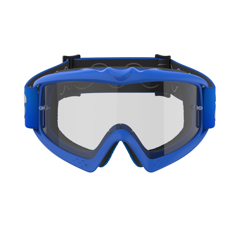 Alpinestars Vision Youth Blaze сини детски очила за мотокрос с прозрачни лещи
