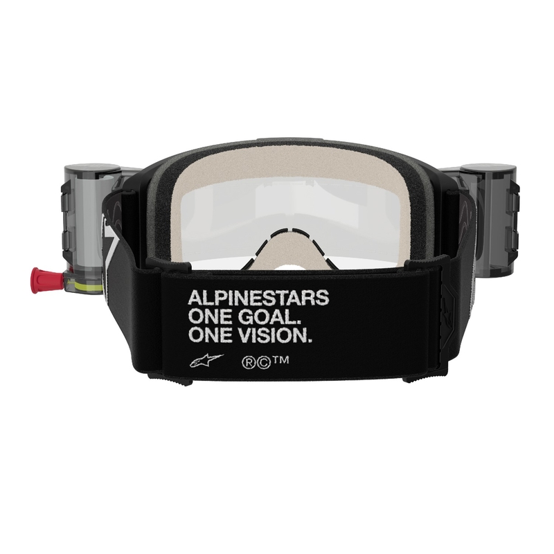 Очила за мотокрос Alpinestars Vision 5 Corp ROLL-OFF с широко зрение черни с прозрачни лещи