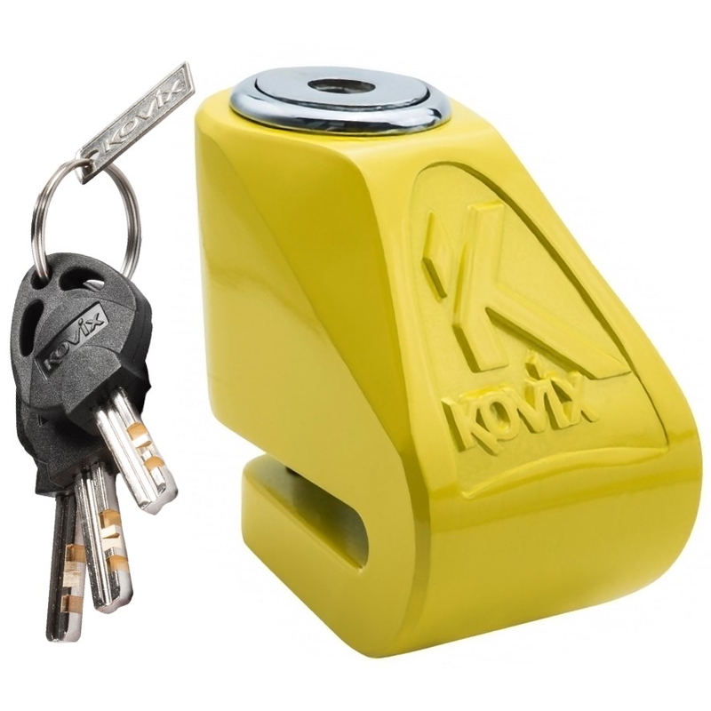 Блокировка на дисковата спирачка KOVIX KN1 жълта