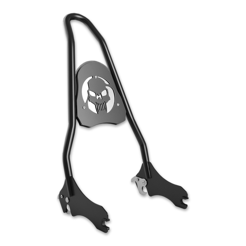 Облегалката за пътника - Harley Sport Glide и Low Rider от 2018 г. без възглавница черен мат