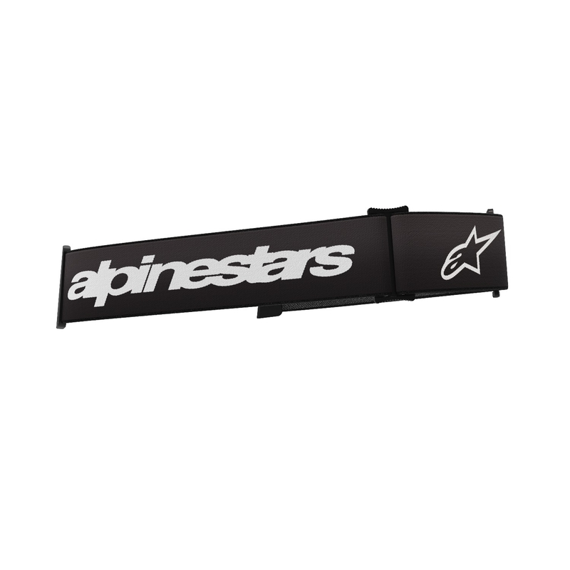 Alpinestars Supertech/Vision 8 черно-бяла каишка за очила