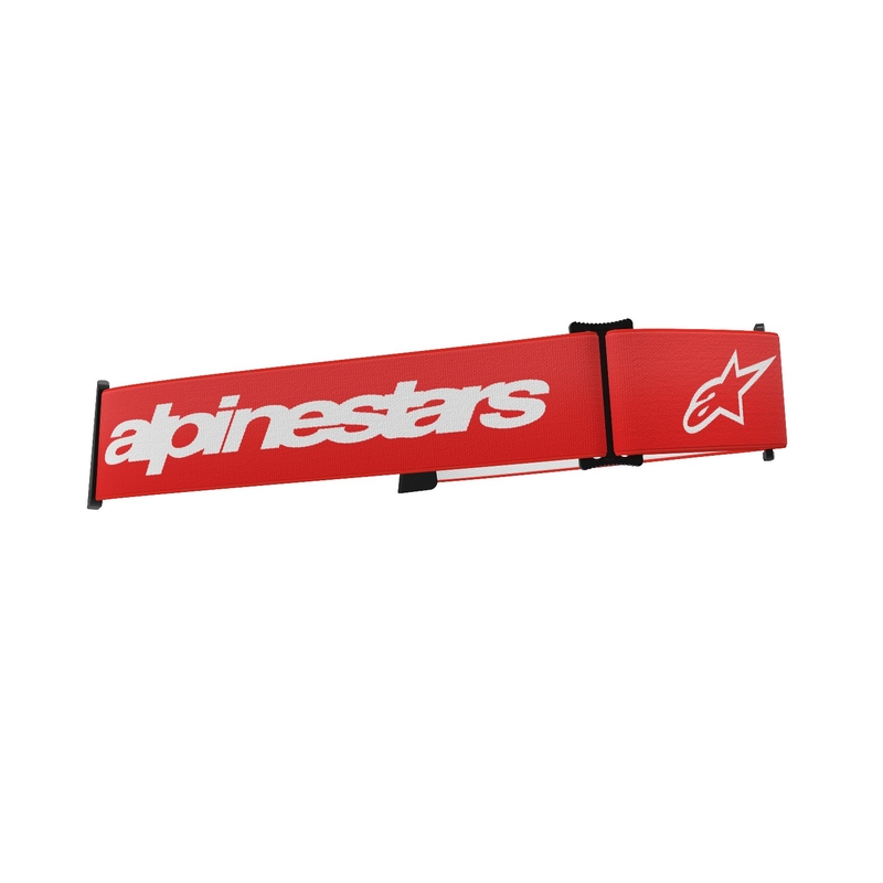 Alpinestars Supertech/Vision 8 каишка за очила червено и бяло