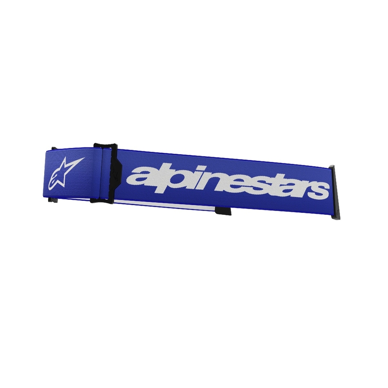 Alpinestars Supertech/Vision 8 синя/бяла каишка за очила