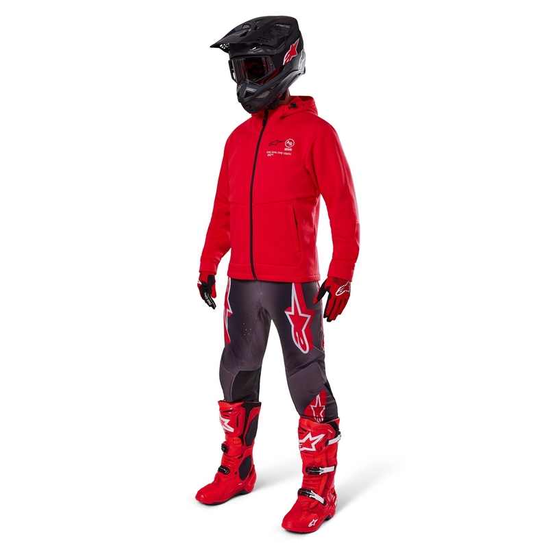 Alpinestars Racer MX Fleece червен