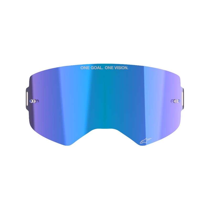 Плексиглас за очила Alpinestars Supertech Absolute Vision™, огледално син