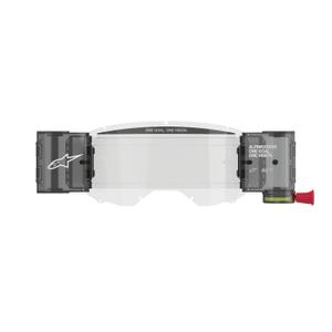 Резервен комплект Alpinestars Roll-off Wide Vision за очила Vision 8/5/3 с щифтове за откъсване на фолиото прозрачен плексиглас